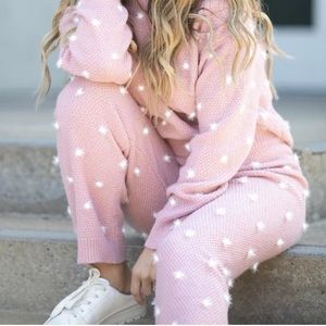 Pink Kittenish sweater set